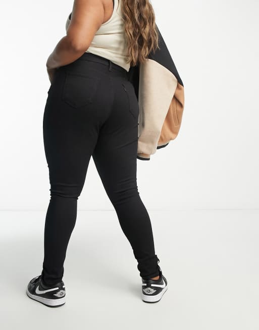 Levi's Plus 720 Jean super skinny à taille haute Noir ASOS