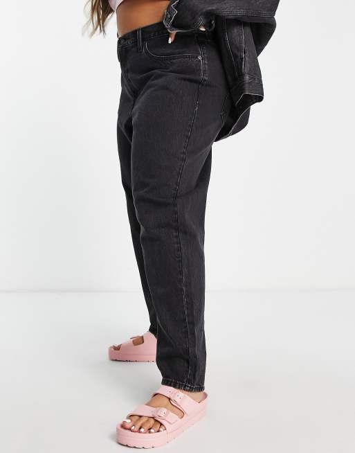 Levi's Plus 80s mom jeans in black ASOS