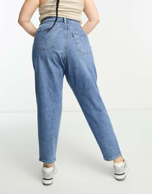 Levi's Plus 80s mom jeans in dark blue