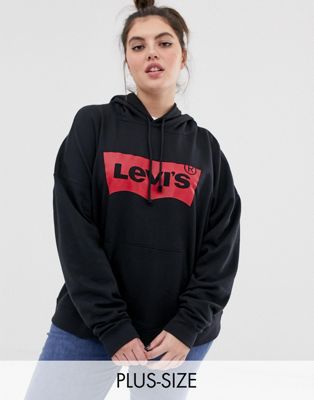 Levi's Plus batwing logo hoodie | ASOS