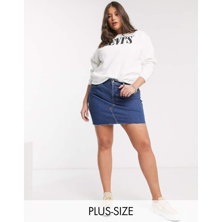 Levis denim skirt outlet plus size