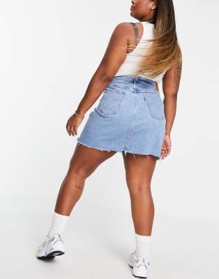 levis plus denim skirt