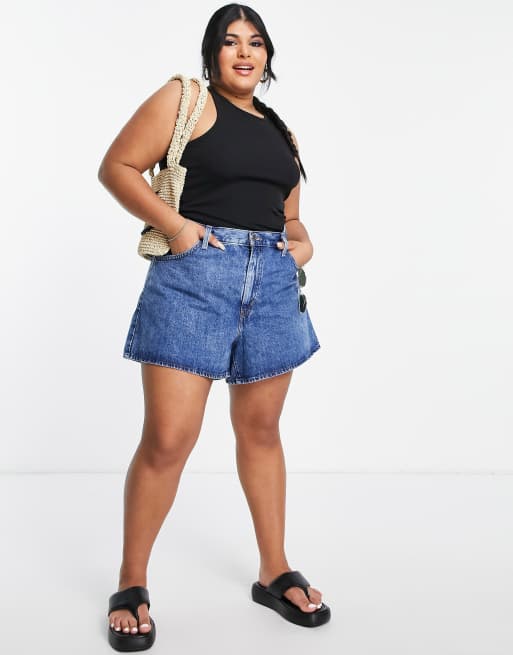 Levi's plus size high waisted sale shorts