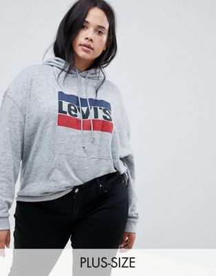 Levi's Plus hoodie with sports logo | ASOS