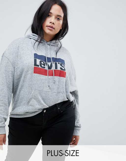 Levi s Plus hoodie with sports logo