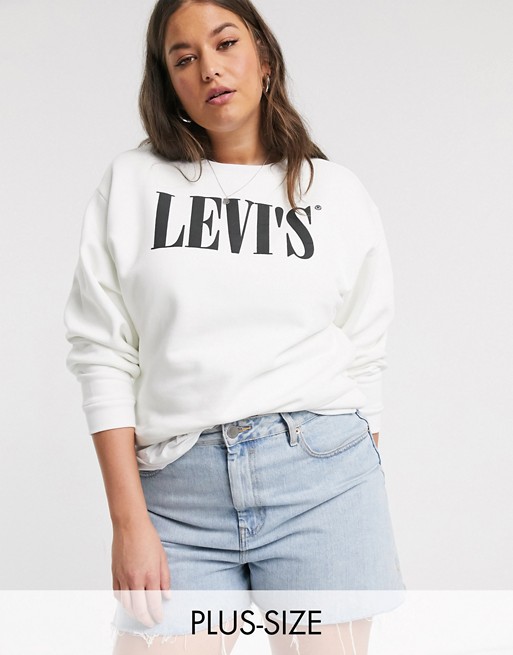 Levi's Plus madison sweatshirt with 90s logo