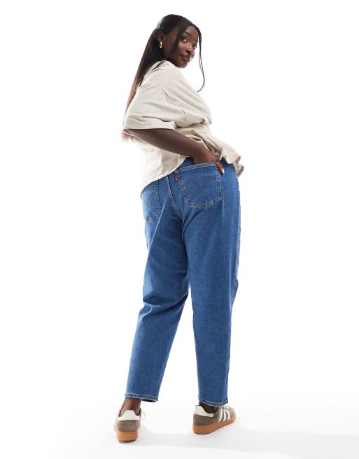Mom Jeans Vintage High Waisted Jeans Plus Size Jeans Plus Size