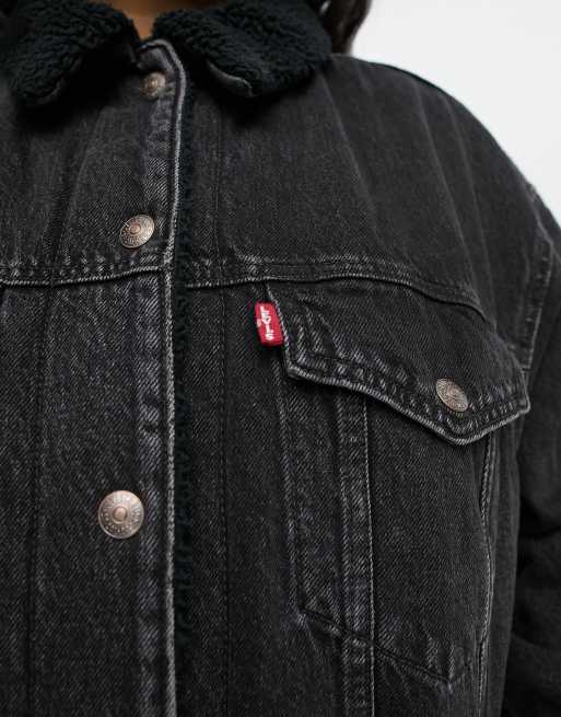 Original sherpa trucker on sale levis