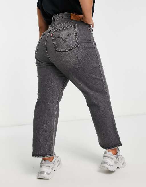 Plus size outlet black levi jeans