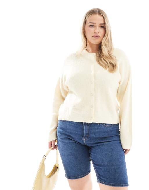 Levi's Plus - Ribcage - Short en jean style bermuda à taille haute - Bleu moyen , 2 de 5