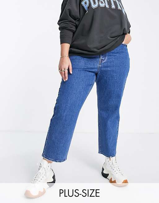 Jazz Distressed Straight Leg Jeans Jazz Distressed Straight Leg Jeans