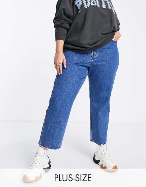 Jazz Distressed Straight Leg Jeans