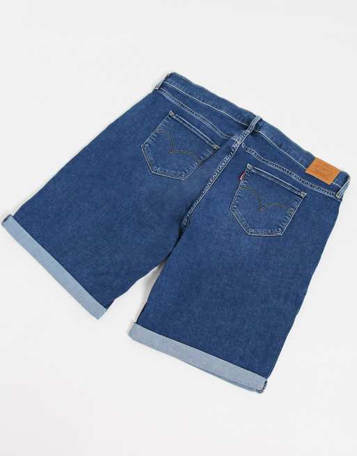 Levi's shaping bermuda shorts new arrivals