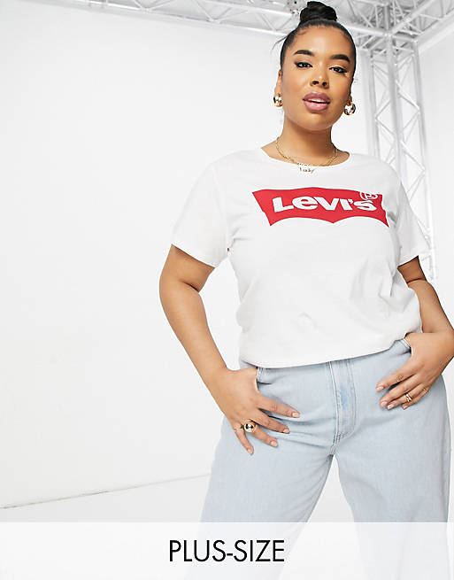 Levi's Plus t-shirt with batwing logo | ASOS