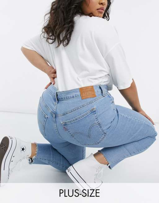 Levis wedgie on sale jeans plus size