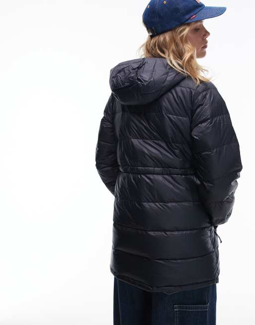 Levi's – Polly – Midi-Pufferjacke in Schwarz, 3 von 4