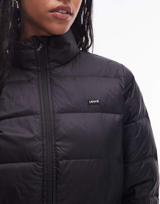 Levi's – Polly – Svart, packningsbar pufferjacka, 2 av 4