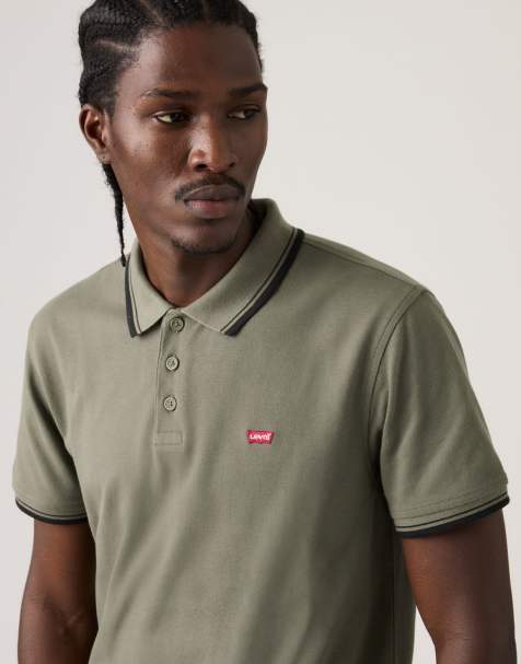 Levi's - Polo à liserés - Vert - view 1