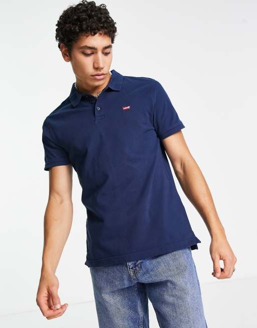 Levi s polo shirt in navy with small logo