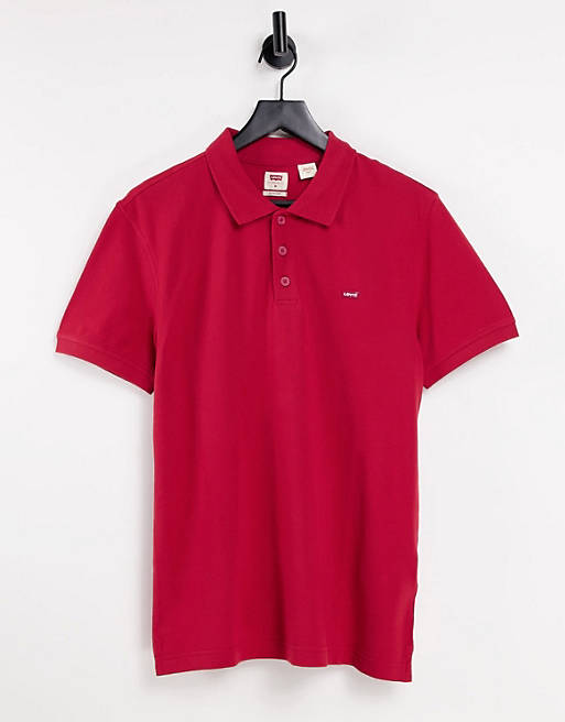 Levi's polo shirt in red