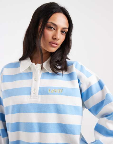 Levi's - polo vintage a rayas azul - view 1