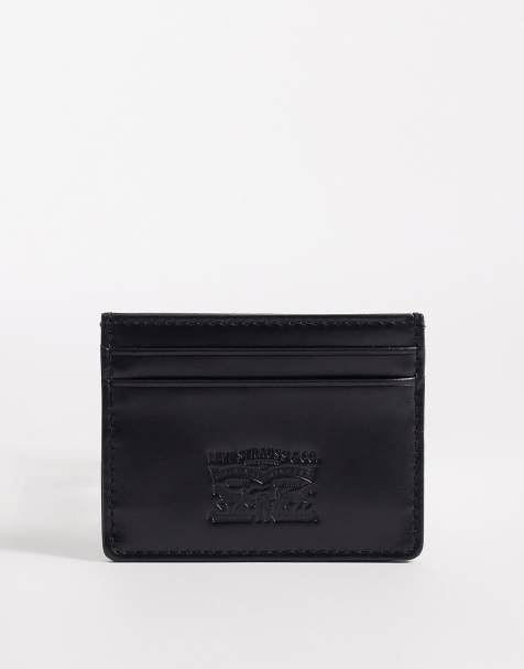 Levi's - Porte-cartes en cuir - Noir - view 1