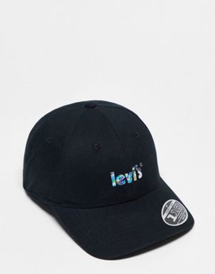 Levi's poster logo cap in black