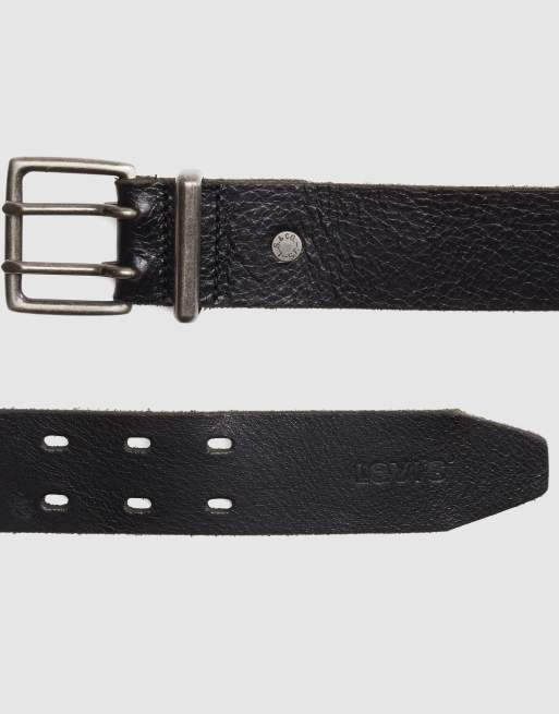 Levi's - Potrero - Riem met dubbele tanden in zwart, 3 van 5