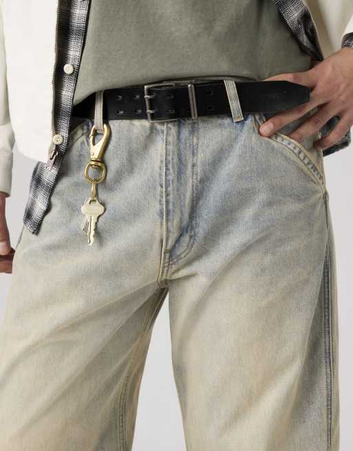 Levi's - Potrero - Riem met dubbele tanden in zwart, 4 van 5