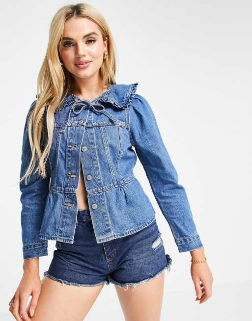 Damier Azur Denim Trucker Jacket - Women - Ready-to-Wear