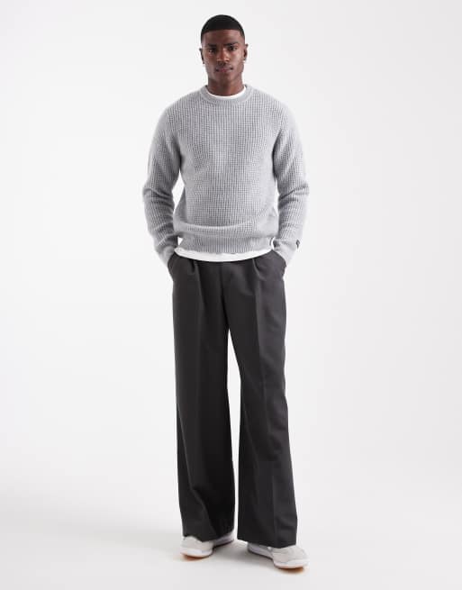 Levi's - Presidio - Gebreide trui met textuur in gemêleerd grijs, 2 van 5