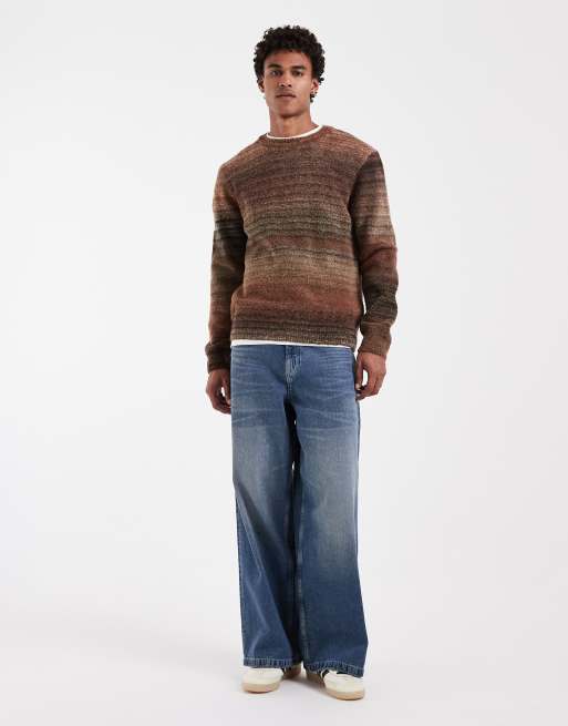 Levi's Presidio ombre bluza dresowa brązowa, 3 z 5