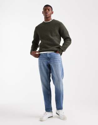 Levi's Presidio Texture Knit Sweater In Green