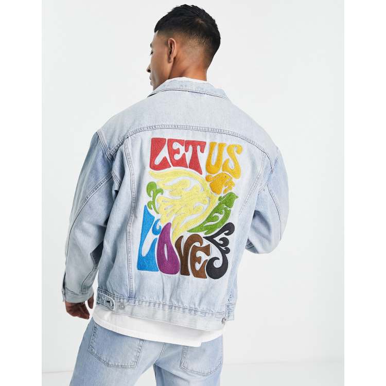 Levi's pride trucker store jacket