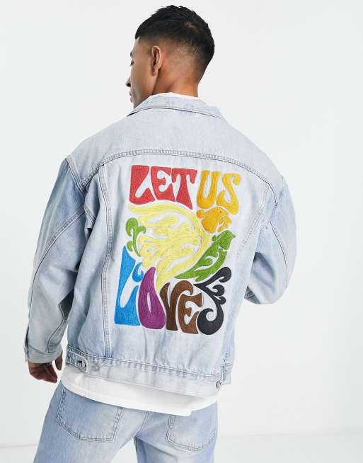 Levi's pride on sale denim jacket