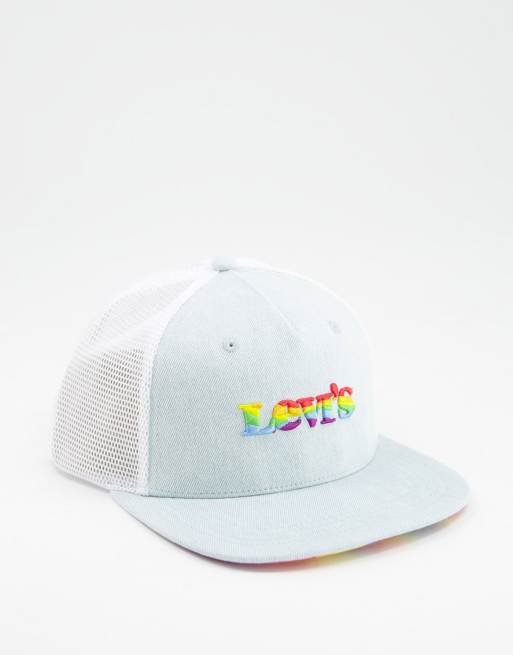 Levi's – Pride – Flerfärgad snapback-keps med logga