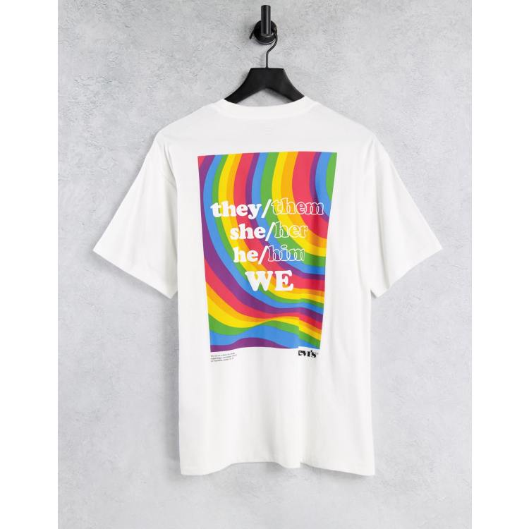 T shirt levis rainbow sale