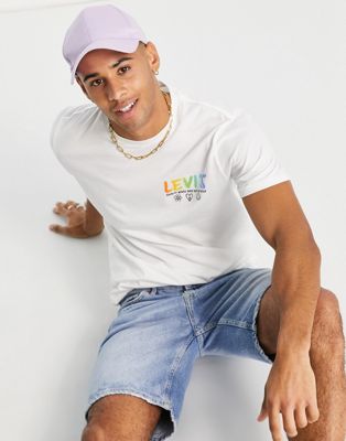 Levi's pride t-shirt with backprint logo