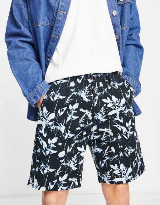 Levi's printed chino short in blue