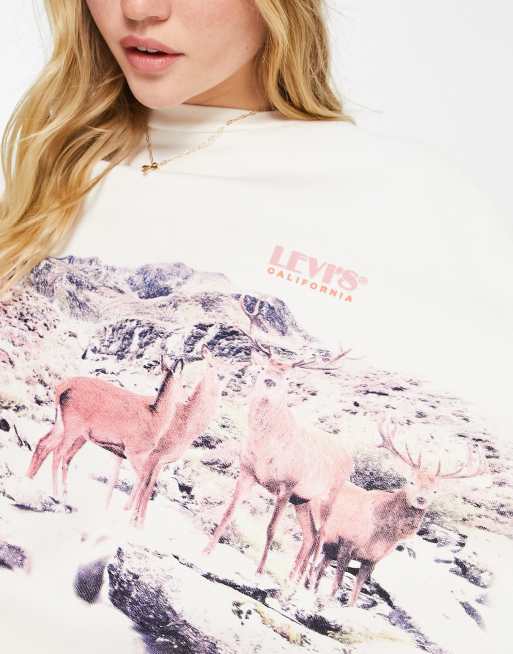 Topshop deer clearance jumper