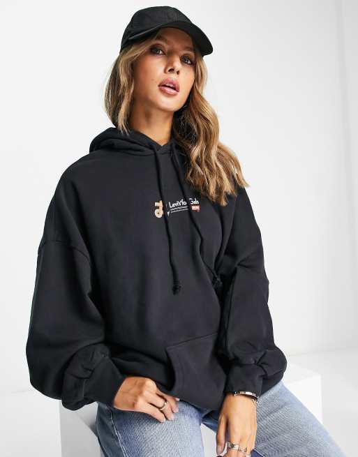 Levi's womens black deals hoodie