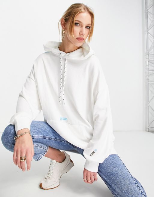 Levi's prism hoodie in white | ASOS