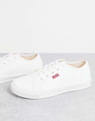  PU flatform sneaker  - WHITE