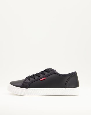 Levi's Pu Sneakers In Black