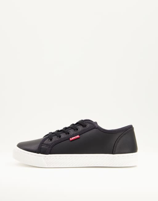 Levi's PU sneakers in black - BLACK