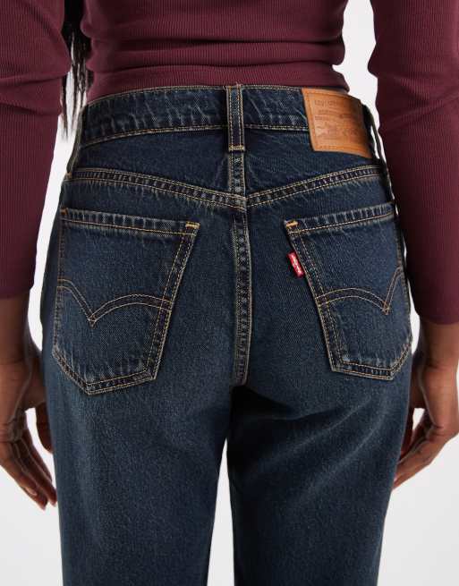 Levi's Puddle anpassbare Flare-Jeans in dunkler Waschung, 4 von 5