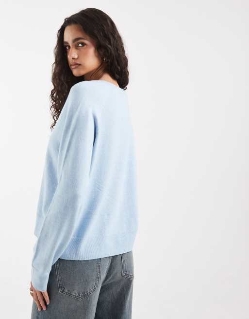 Levi's pull col V ultra doux bleu, 4 de 4
