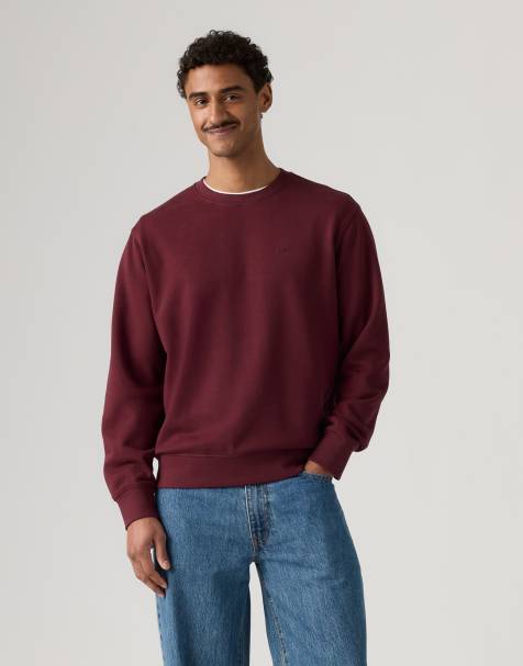 Levi's pull ras de cou Original housemark bordeaux - view 1