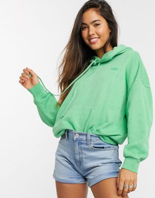 Levi's pullover hoodie in green | ASOS