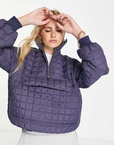 Levi's quilted jacket in dark grey  - view 1